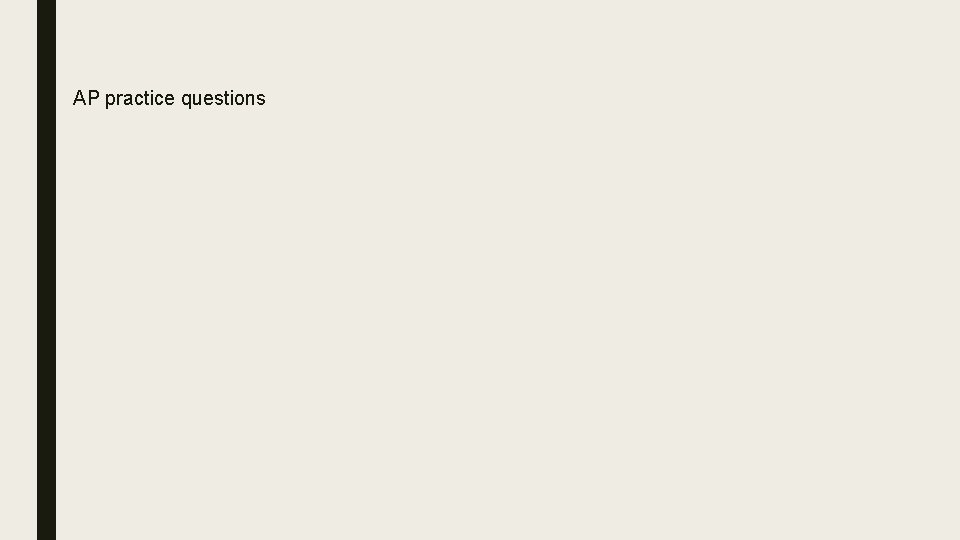 AP practice questions 