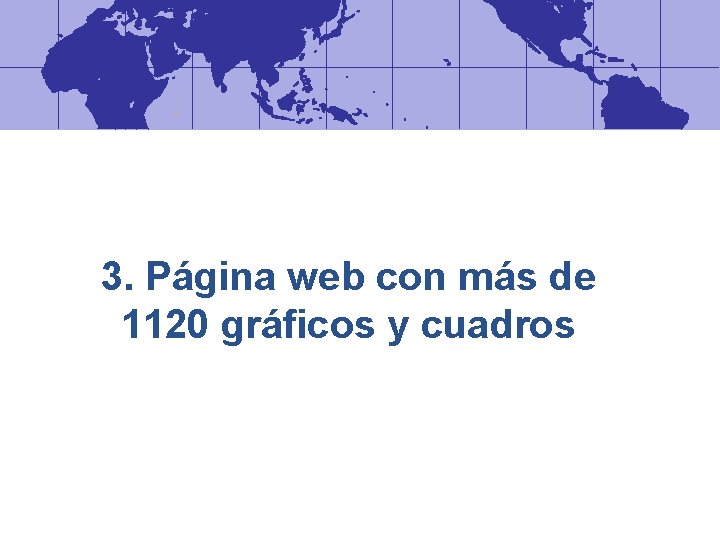 3. Página web con más de 1120 gráficos y cuadros 