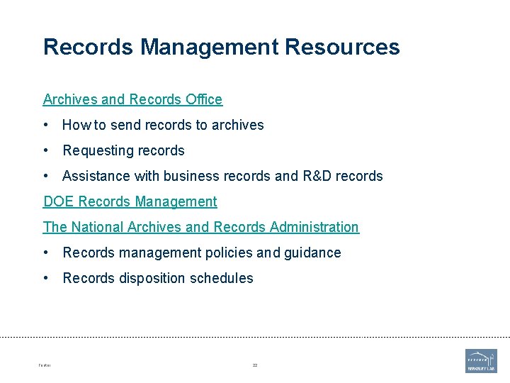 Records Management Resources Archives and Records Office • How to send records to archives