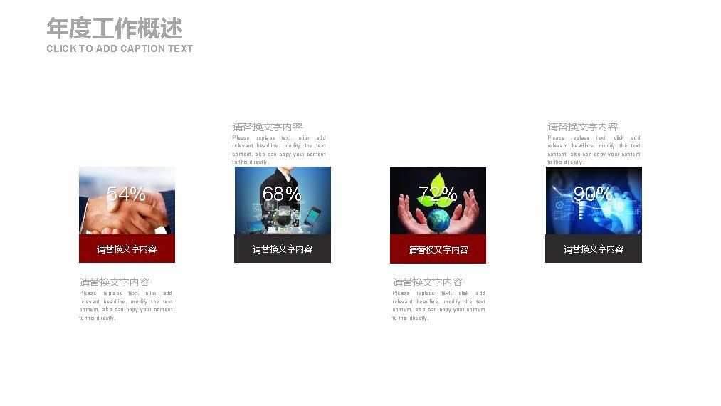 年度 作概述 CLICK TO ADD CAPTION TEXT 请替换文字内容 Please replace text, click add relevant 年度 作概述 CLICK TO ADD CAPTION TEXT 请替换文字内容 Please replace text, click add relevant