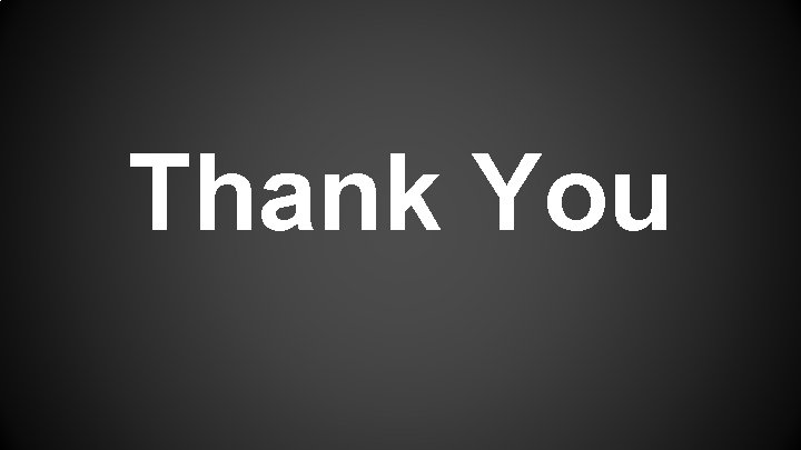 Thank You Thank You