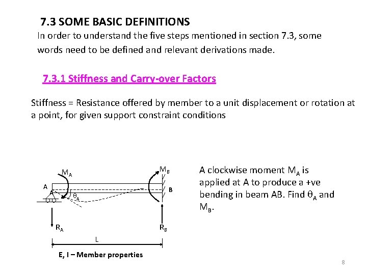 7. 3 SOME BASIC DEFINITIONS In order to understand the five steps mentioned in