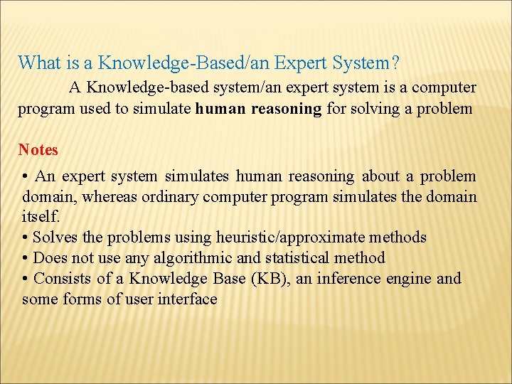ME 60353 KnowledgeBased Systems in Engineering 4 0