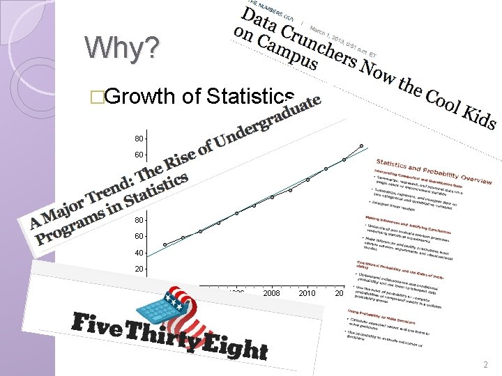 Why? �Growth of Statistics 2 