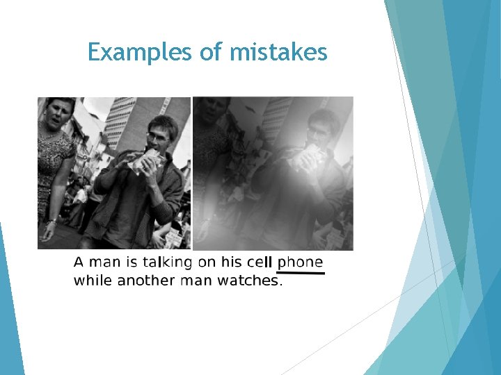 Examples of mistakes 