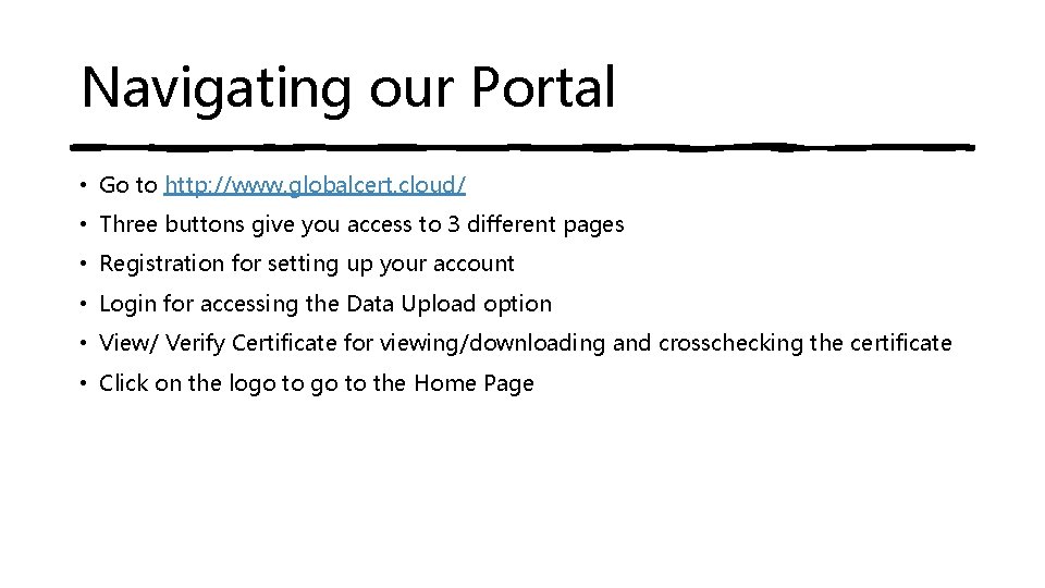 Global Certificates Step by Step guide on how
