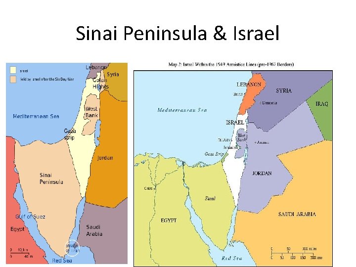 Sinai Peninsula & Israel 