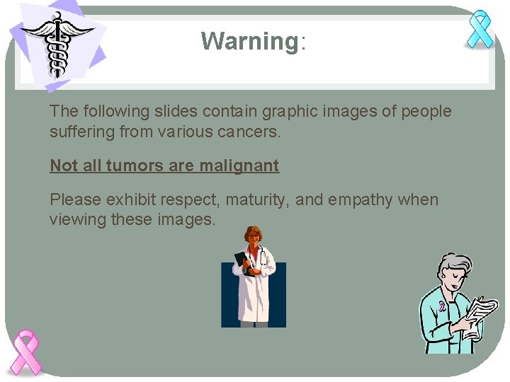 Warning: • • • The following slides contain graphic images of people suffering from
