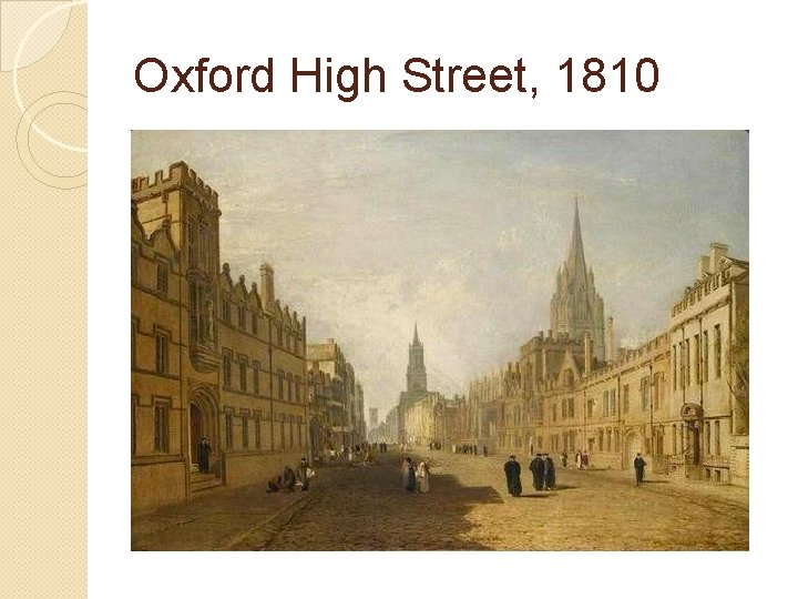 Oxford High Street, 1810 