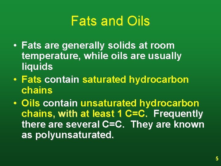 Lipids IB Chemistry 3 4 Lincoln High School