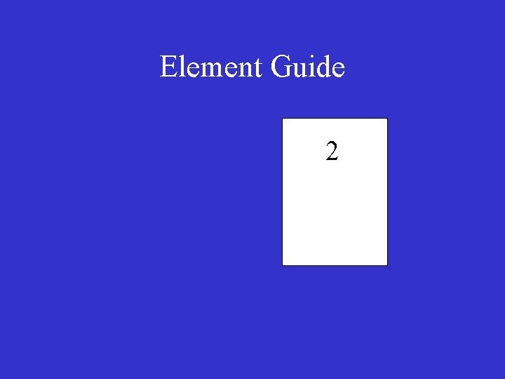 Element Guide 2 