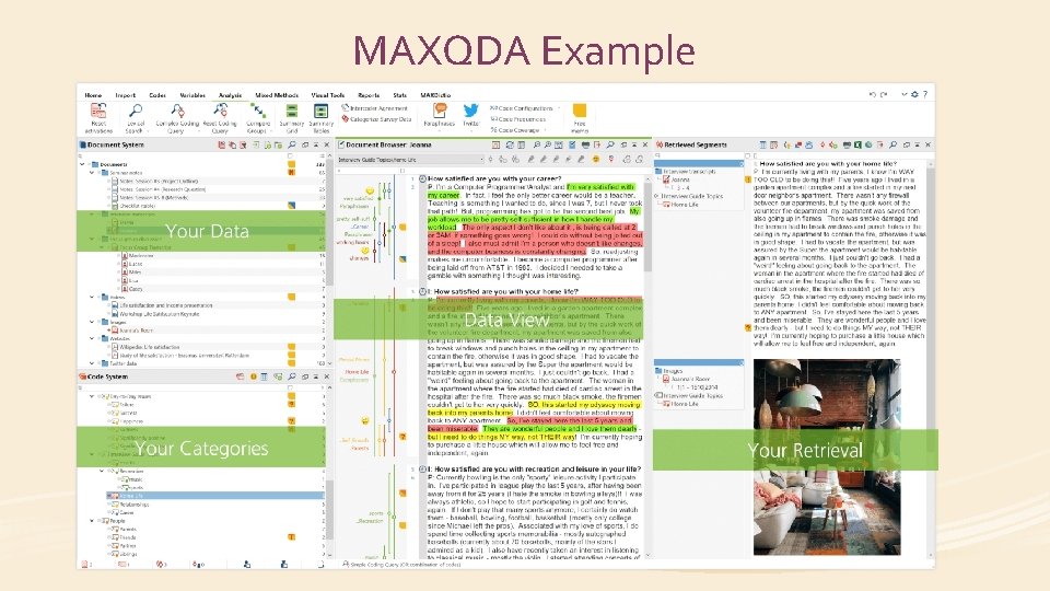 MAXQDA Example 