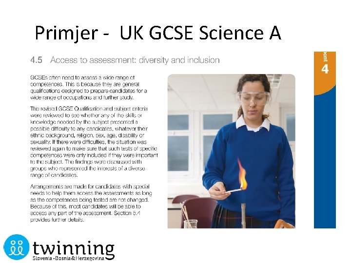 Primjer - UK GCSE Science A 
