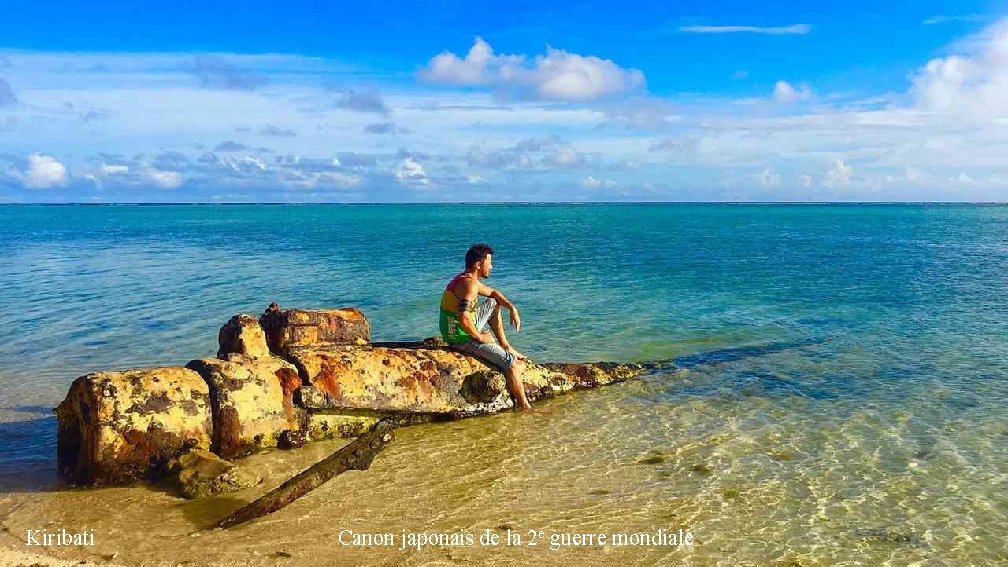 Kiribati Canon japonais de la 2 e guerre mondiale 