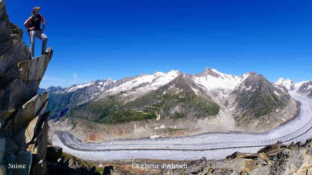 Suisse Le glacier d’Aletsch 