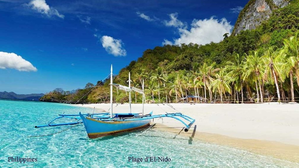 Philippines Plage d’El-Nido 