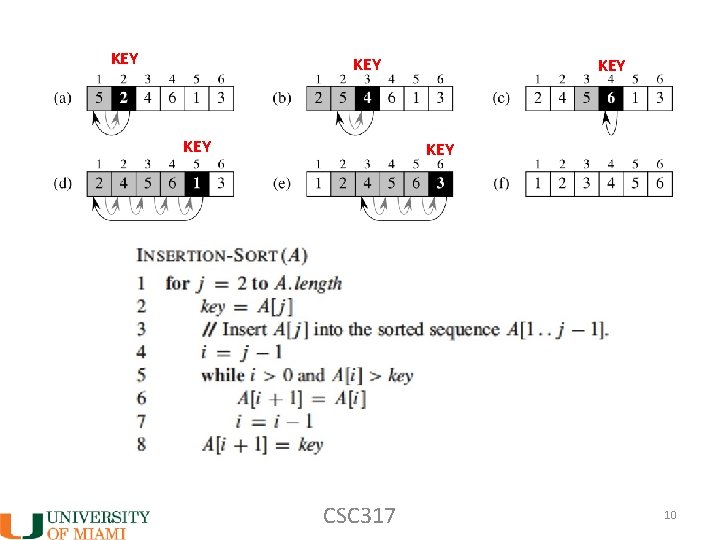 KEY KEY KEY CSC 317 10 