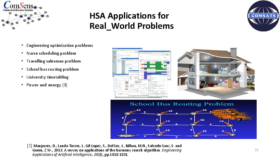 HSA Applications for Real_World Problems • Engineering optimization problems • Nurse scheduling problem •