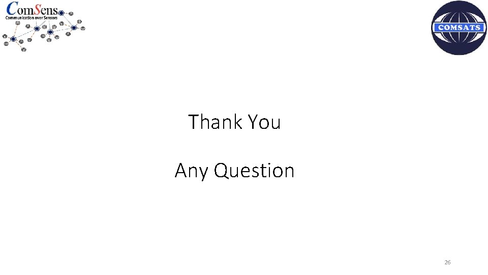 Thank You Any Question 26 