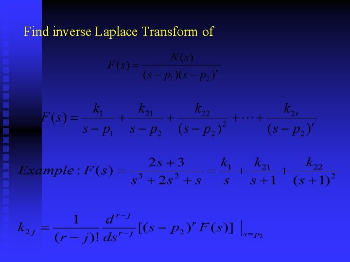 Find inverse Laplace Transform of 
