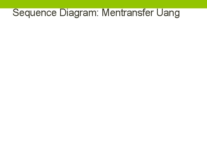 Sequence Diagram: Mentransfer Uang 