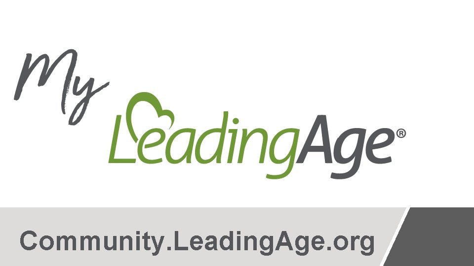 Community. Leading. Age. org 