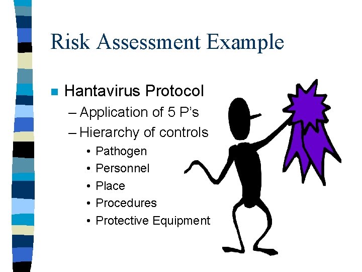 Risk Assessment Example n Hantavirus Protocol – Application of 5 P’s – Hierarchy of