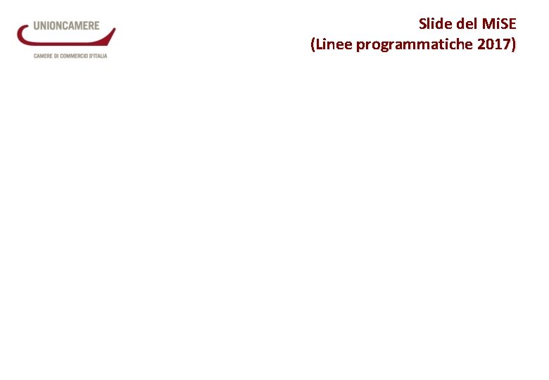 Slide del Mi. SE (Linee programmatiche 2017) 