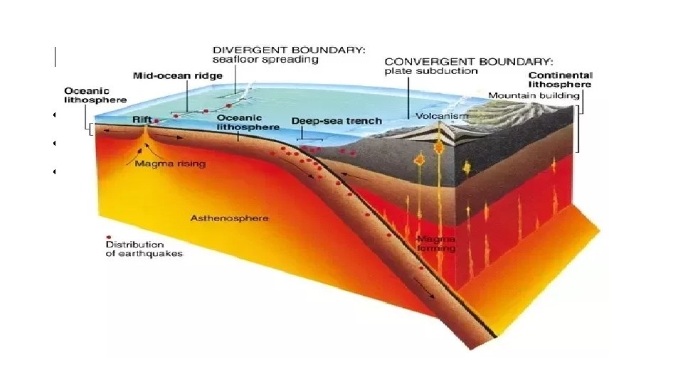 Fault Matching • Divergent • Convergent • Transform • Subduction • Volcano • Mountains