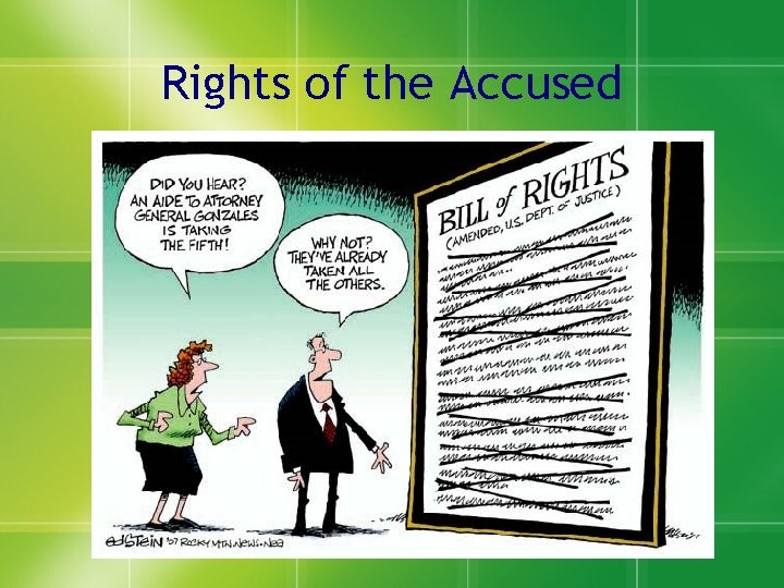 Rights of the Accused 