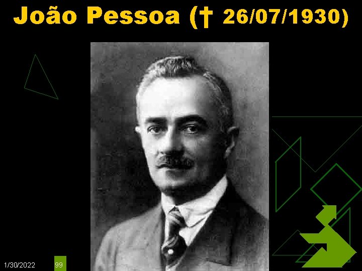 João Pessoa († 26/07/1930) 1/30/2022 99 