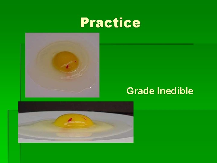 Practice Grade Inedible 