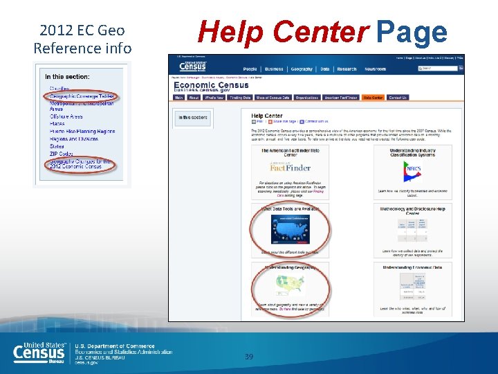 2012 EC Geo Reference info Help Center Page 39 
