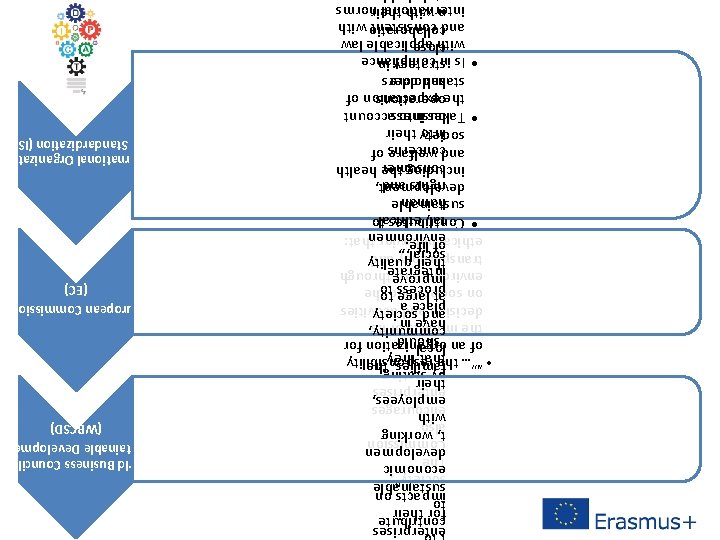t to enterprises contribute for their to impacts on sustainable society". economic The developmen