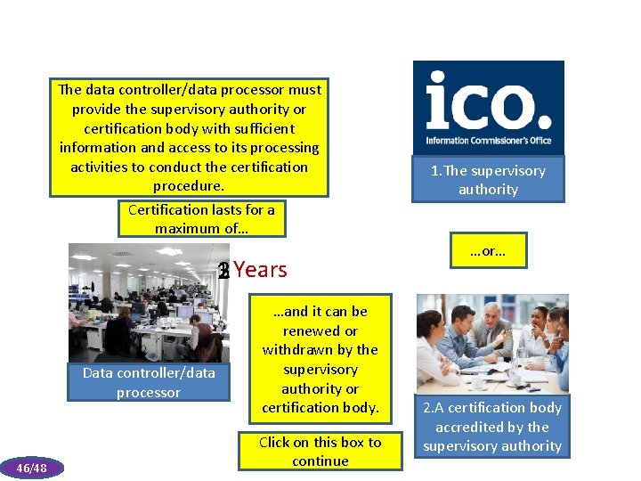 The. Adata controller/data certification can be processor must provide the supervisory authority or awarded
