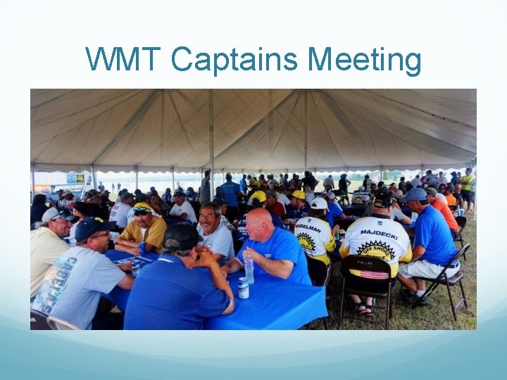 WMT Captains Meeting 
