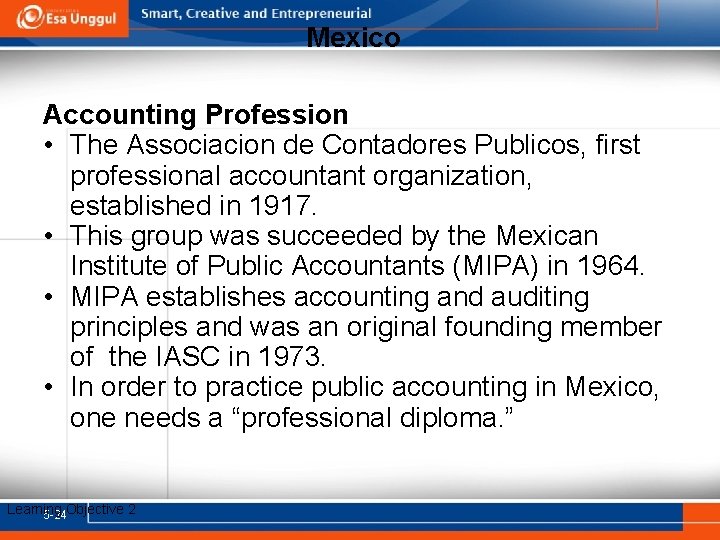 Mexico Accounting Profession • The Associacion de Contadores Publicos, first professional accountant organization, established