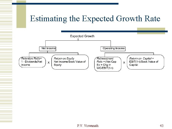 Estimating the Expected Growth Rate P. V. Viswanath 43 