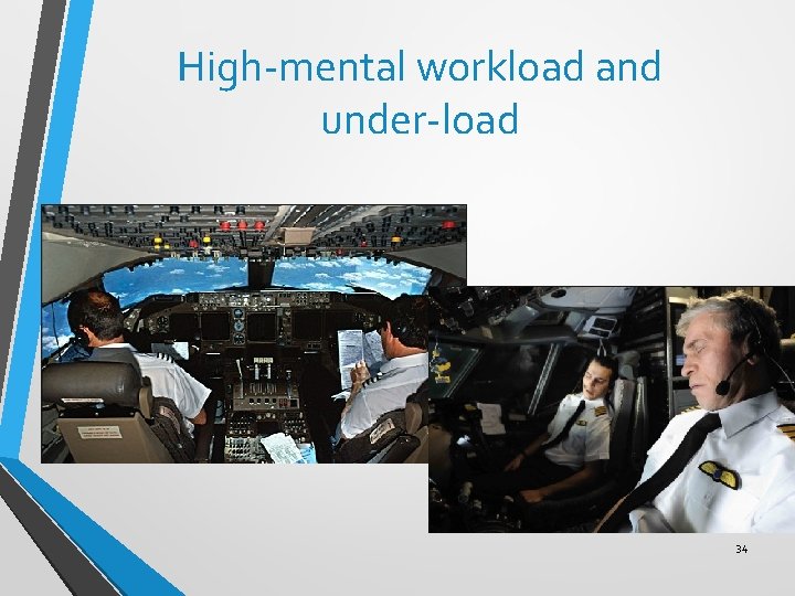 High-mental workload and under-load 34 
