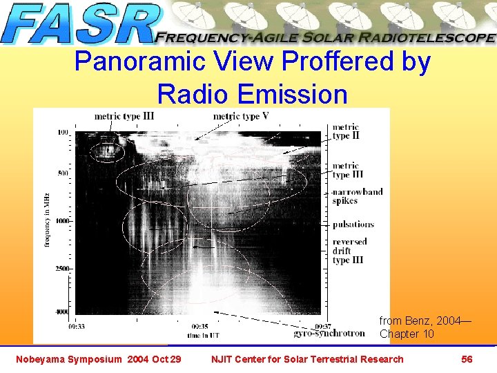 Panoramic View Proffered by Radio Emission from Benz, 2004— Chapter 10 Nobeyama Symposium 2004