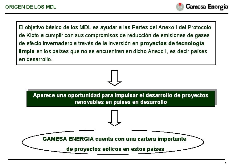 ORIGEN DE LOS MDL El objetivo básico de los MDL es ayudar a las