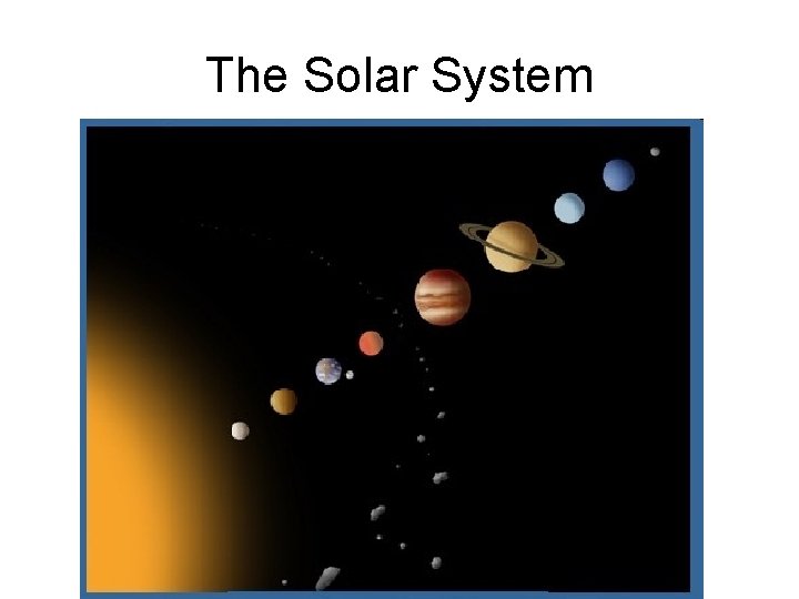 The Solar System 