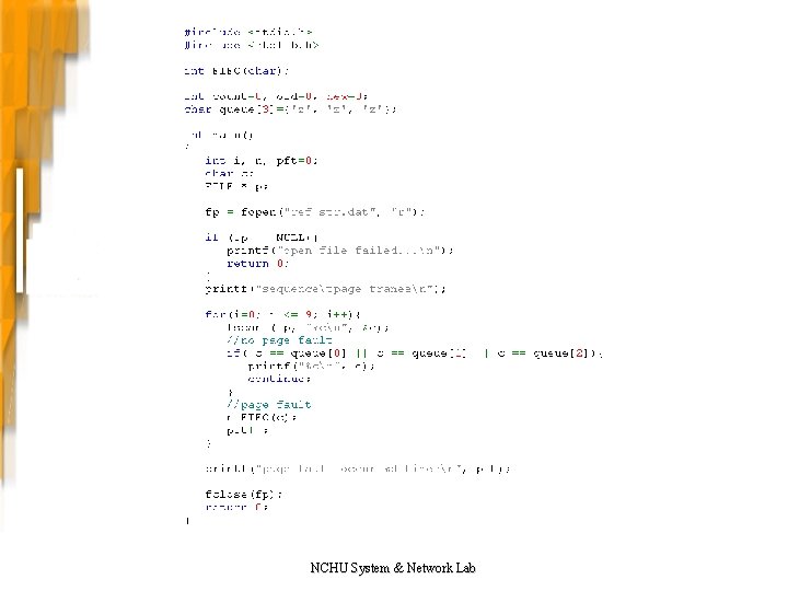 NCHU System & Network Lab NCHU System & Network Lab