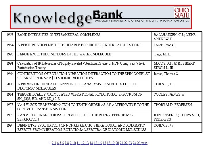 1958 BAND INTENSITIES IN TETRAHEDRAL COMPLEXES BALLHAUSEN, C. J. ; LIEHR, ANDREW D. 1964