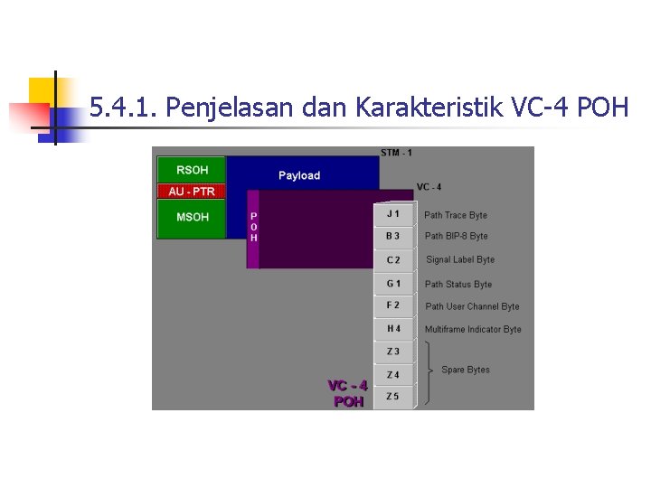 5. 4. 1. Penjelasan dan Karakteristik VC-4 POH 