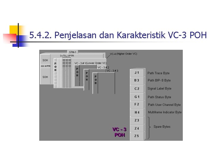 5. 4. 2. Penjelasan dan Karakteristik VC-3 POH 