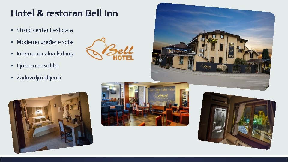 Hotel & restoran Bell Inn ▪ Strogi centar Leskovca ▪ Moderno uređene sobe ▪