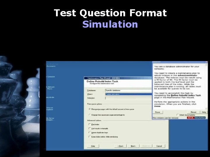 Test Question Format Simulation 