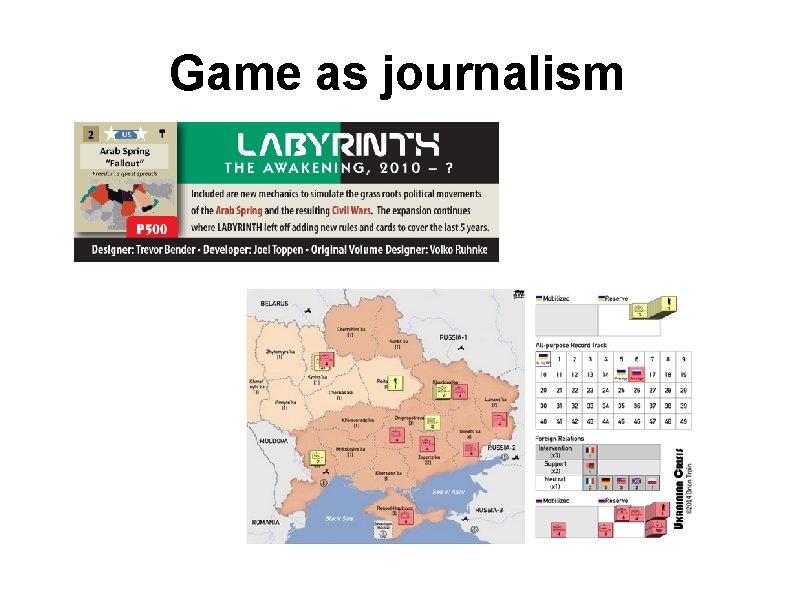 Game as journalism 