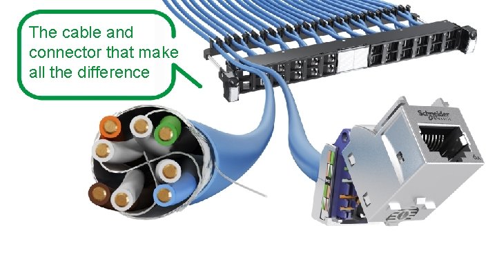 The cable and connector that make all the difference Schneider Electric - Partner Business